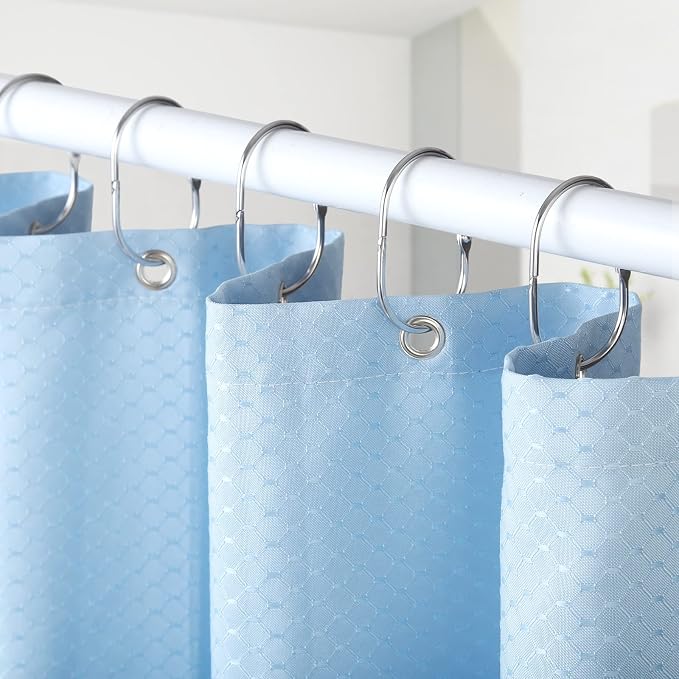 Shower Curtain Rings, Oval Snap Shower Rings - Image 2