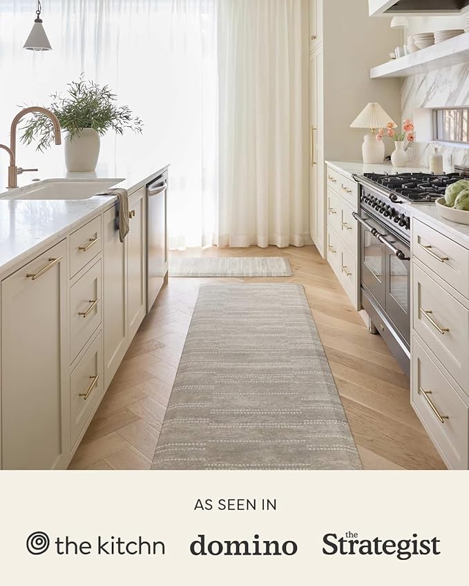 House of Noa Nama Standing Mat – Anti-Fatigue Cushioned Kitchen Mats for Floor | Ergonomic Bounce-Back Foam Kitchen Mats | Anti-Fatigue Mats for Kitchen & Standing | Ula Avalon | 22" x 72"