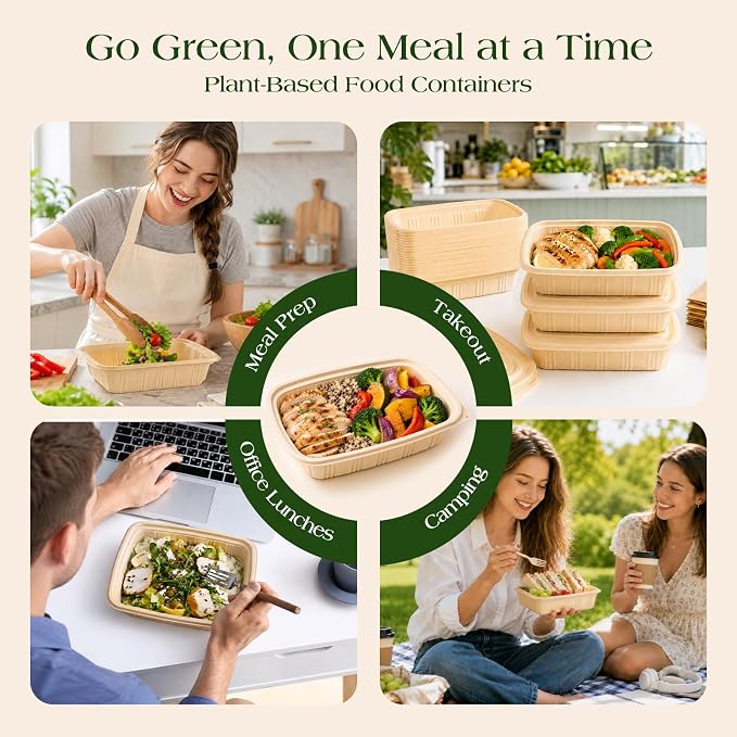 100 Piece Meal Prep Containers - Image 8