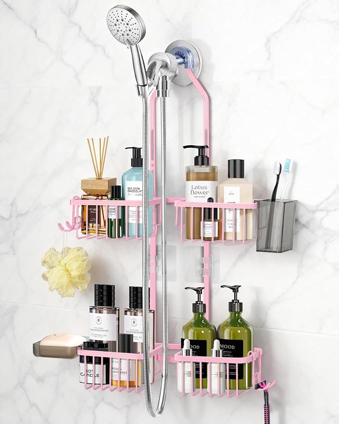 Adjustable Shower Caddy Hanging by MSAICOE