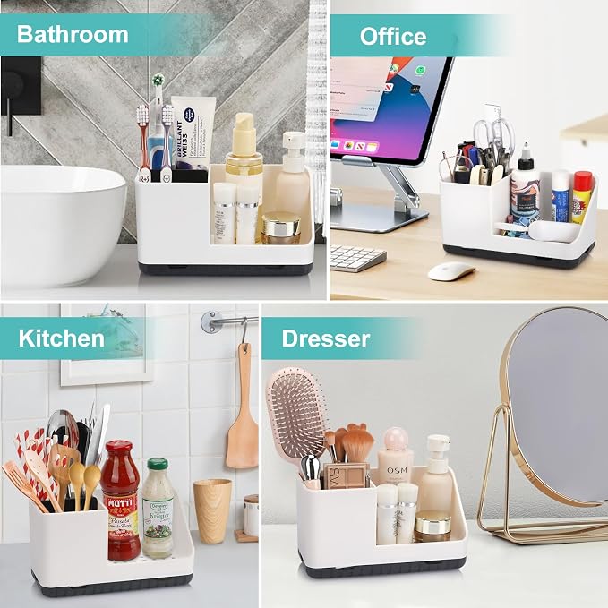 Toothbrush Holders for Bathroom Counter Organizer and Storage | Easy To Clean - Image 7