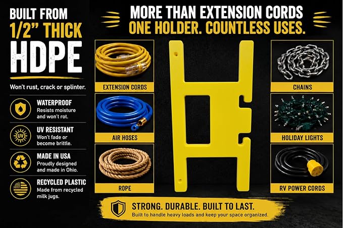 Poly Heavy Duty Extension Cord Storage Reel - Image 3