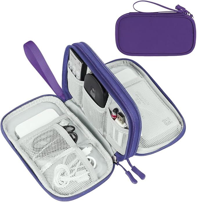 FYY Electronic Organizer, Travel Tech Pouch Bag, Waterproof, Double Layers by FYY