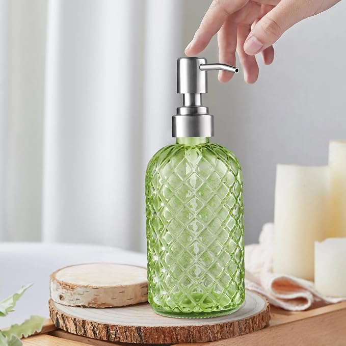 Kaishun Refillable Glass Soap Dispenser - Image 5