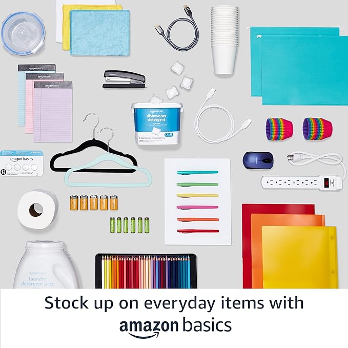 Amazon Basics Slim Velvet Non-Slip Space Saving Sturdy Suit Clothes Hangers - Image 7
