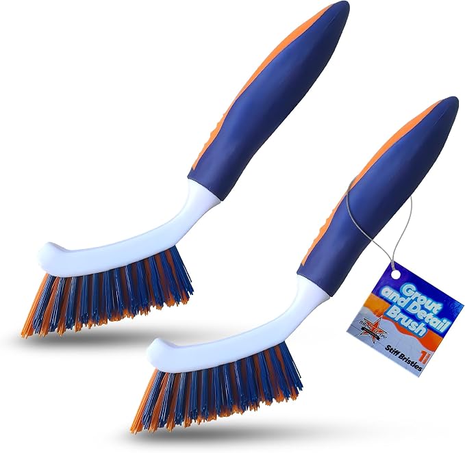 Bring It On Grout Cleaning Brush 2-Pack – Crevice Cleaning Brush by BringItOnCleaner