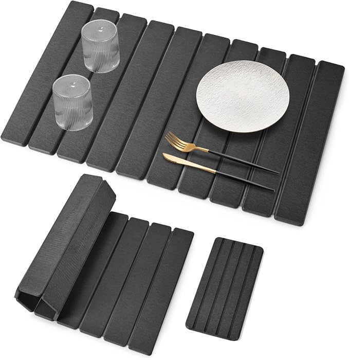Large Stone Dish Drying Mats for Kitchen Counter, Fast Drying Collapsible by tdcokhe