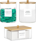 TIPGO Glass Jars and Acrylic Dryer Sheet Holder, Laundry Pods Container by TIPGO
