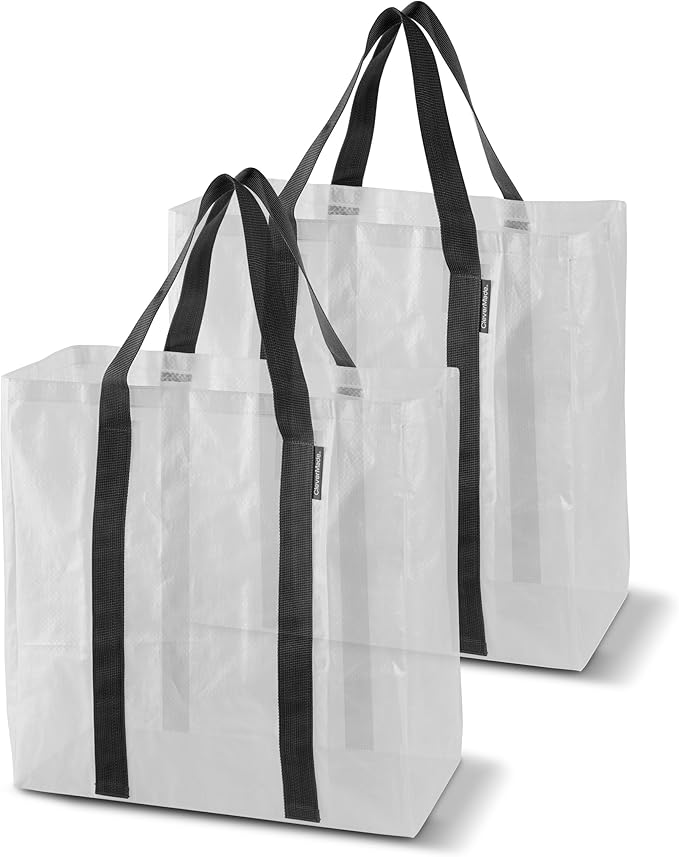 CleverMade Storage Tote - 42L - Transparent | Load Groceries by CleverMade