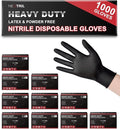 NEOTRIL 6 Mil Heavy Duty Black Nitrile Disposable Gloves, Latex Powder-Free by NEOTRIL