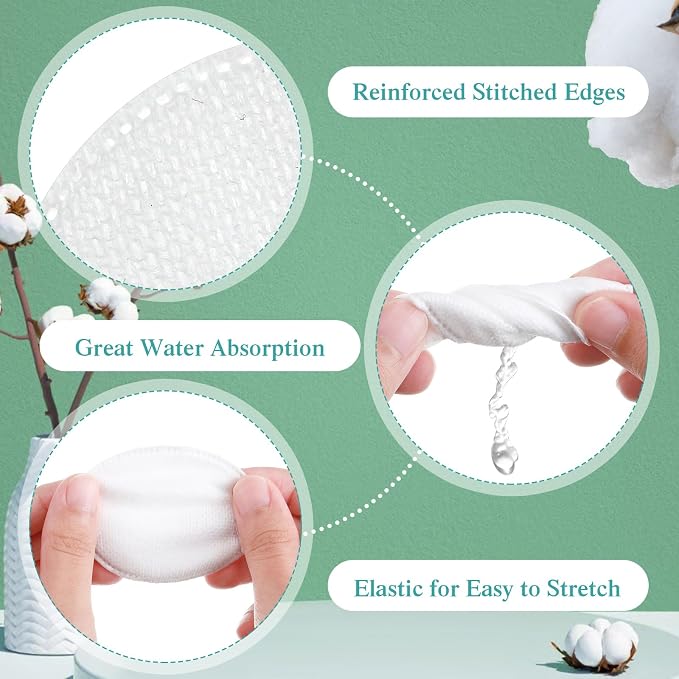 Maxcheck 2000 Pcs Cotton Rounds Bulk, Makeup Remover Pads - Image 3