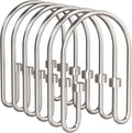 AmazerBath Shower Curtain Hooks, Nickel Double Hook Shower Curtain Hooks Rust by AmazerBath