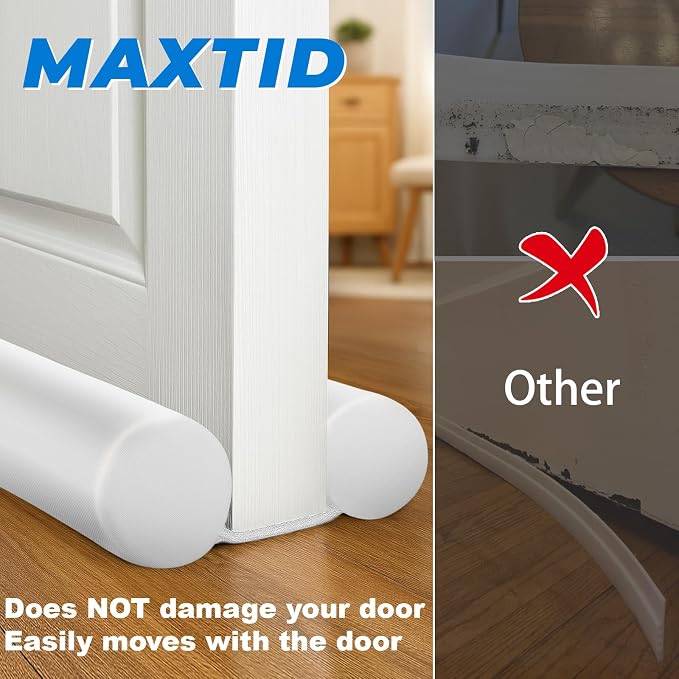MAXTID Under Door Draft Stopper Cold Air Blocker, Large Doors Seal 36" | Gap - Image 7