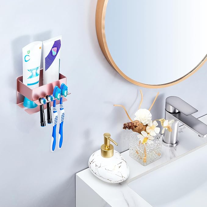 Toothbrush Head Holders, Electric Tooth Brush Head Holder, Adhesive Toothpaste - Image 4
