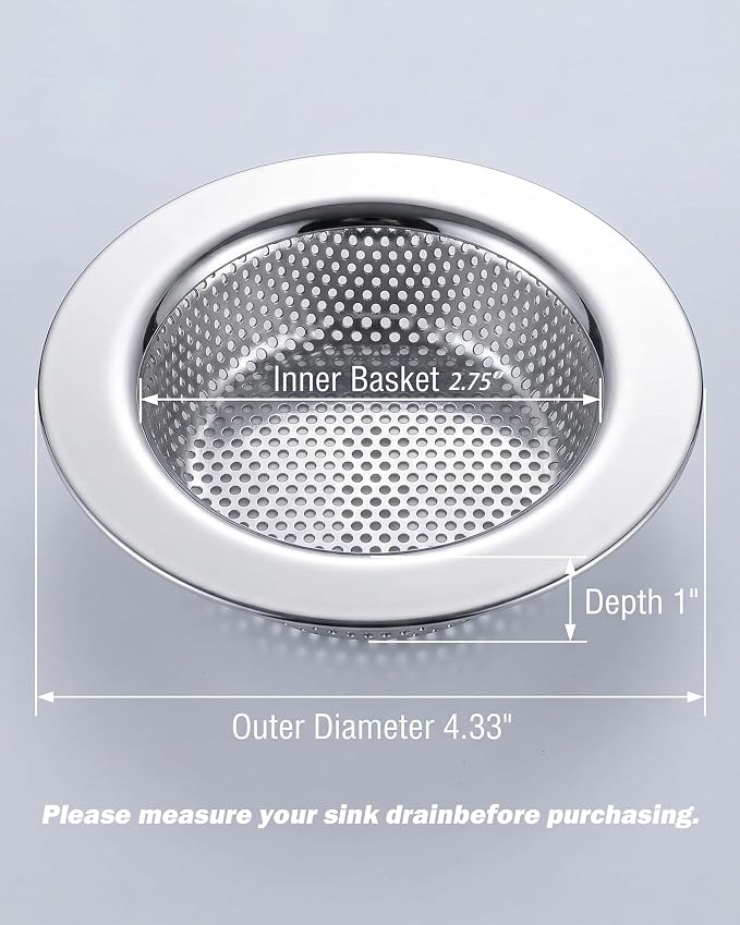 Kitchen Sink Strainer Stainless Steel - Image 4