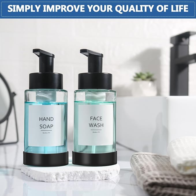 RYTOXILO Foaming Soap Dispenser, 10 oz/300ml Foaming Hand Soap Dispenser - Image 2