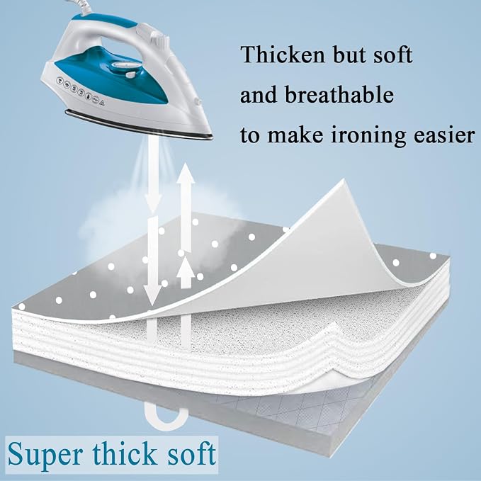 Small Ironing Board Cover Scorch Resistant, Table top Ironing Board Cover - Image 5