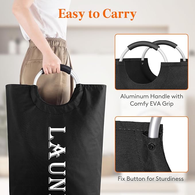 Lifewit 2 Pack 100L Laundry Basket - Image 3
