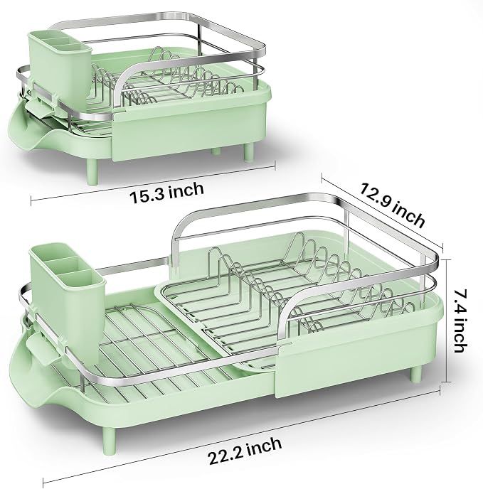 SAYZH Expandable Dish Drying Rack - Image 2