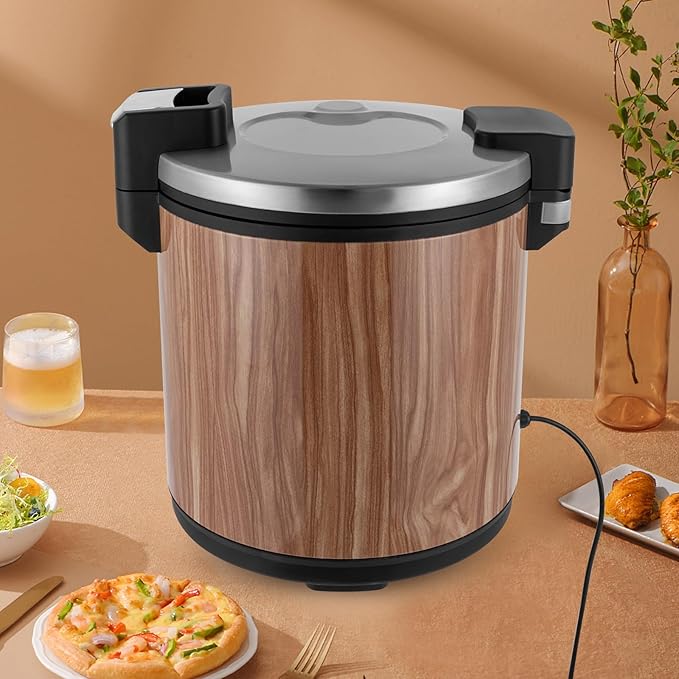 DNYSYSJ 6 Gallon Commercial Rice Steamer Cabinet, 23l Electric Rice Warmer with Temperature Settings, Stainless Steel Rice Warmer Stand for Restaurants, Catering, And Parties, Not Cooker