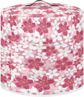 Flashideas Cherry Blossom Pressure Cooker Cover for 8 Quart Instant Pot and Air Fryer Accessories, Stain Resistant Washable Round Protective Cover Electric Appliance Cover with Front Pocket