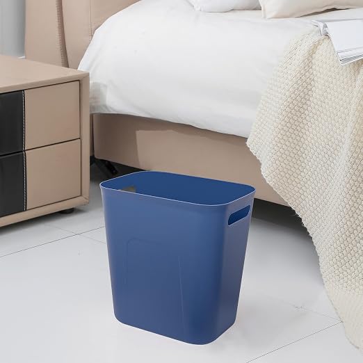 UUJOLY Plastic Small Bathroom Trash Can Wastebasket, 3.5 Gallon, Laundry Room - Image 3