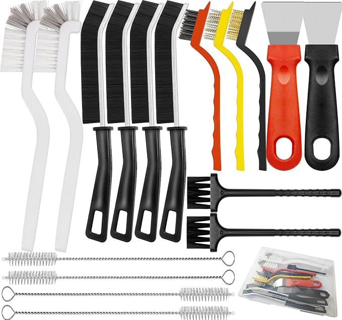 18PCS Crevice Cleaning Brush Hard Bristle Scrub Brushes by Unknown