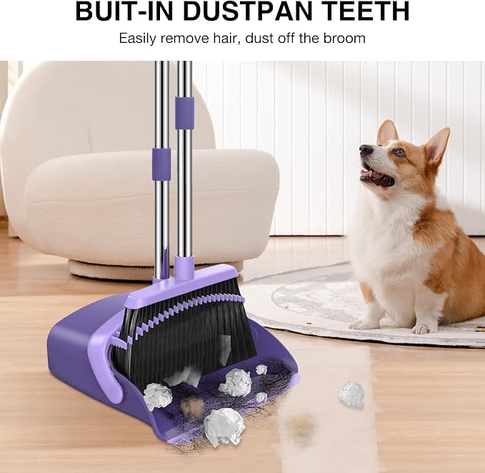 NACENA Broom and Dustpan Set - Image 4