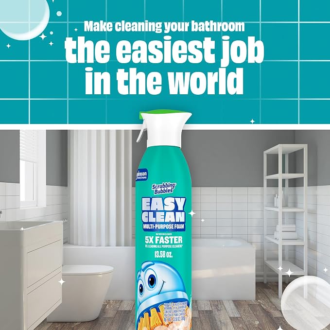Scrubbing Bubbles Easy Clean Foaming Multipurpose Bathroom Cleaner, Continuous - Image 6
