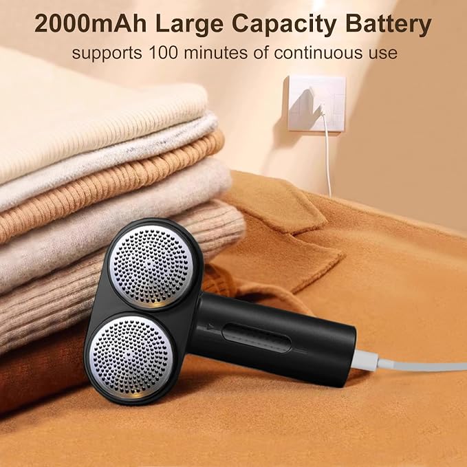 Fabric Shaver, Dual Motor Electric Lint Shaver - Image 7
