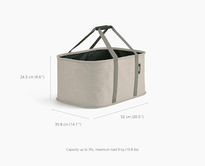 Joseph Joseph Hold-All, Collapsible 35L/9.25 Gallon Washing Laundry Basket Bag - Image 4