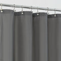 ALYVIA SPRING Extra Long Fabric Shower Curtain or Liner Dark Gray by ALYVIASPRING