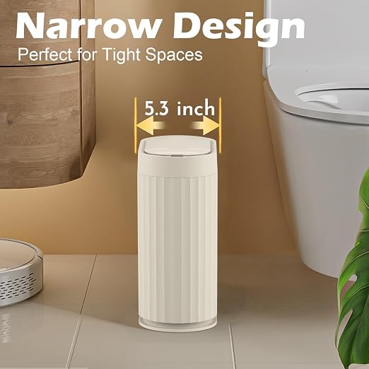 ELPHECO 2 Gallon Sensor Trash Can, Automatic Lid, Slim Garbage Can, Plastic - Image 4