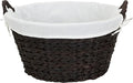 Household Essentials Round Wicker Laundry Basket by HouseholdEssentials