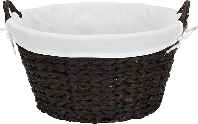 Household Essentials Round Wicker Laundry Basket by HouseholdEssentials