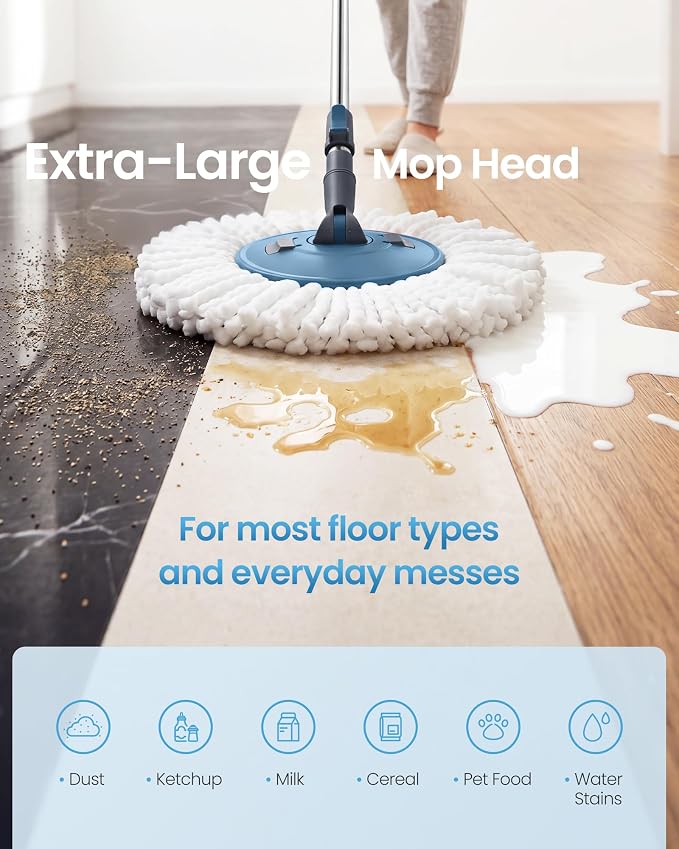 SONGMICS Spin Mop and Bucket Set - Image 7