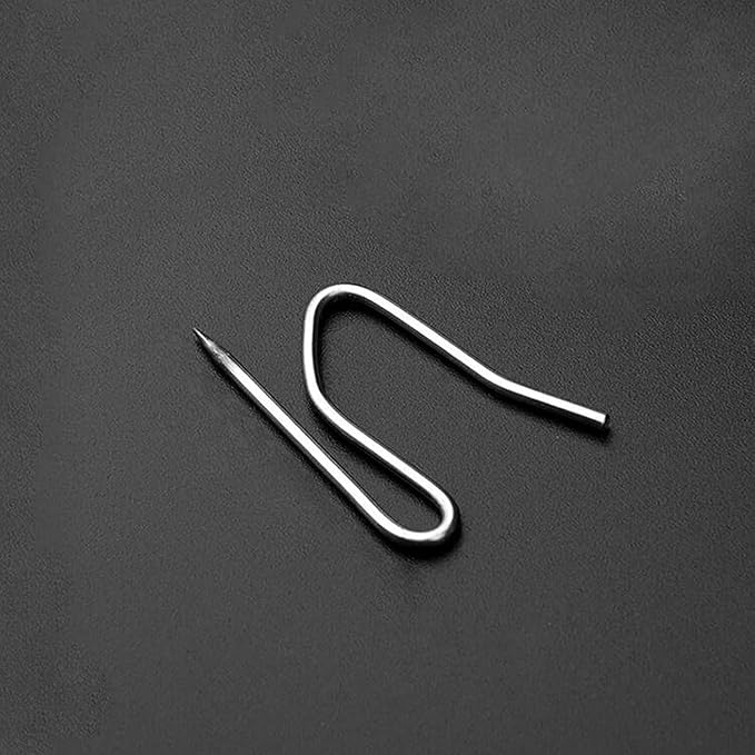 1.2 Inches Curtain Hooks, Sopito 58pcs Metal Drapery Pin and Hook - Image 6
