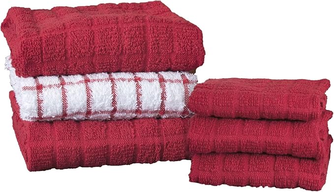 Ritz Premium Kitchen Towel and Dish Cloth Value Set: Highly Absorbent, Super by RITZ
