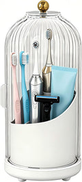 JEESA Dustproof Toothbrush Holder Organizer by JEESA