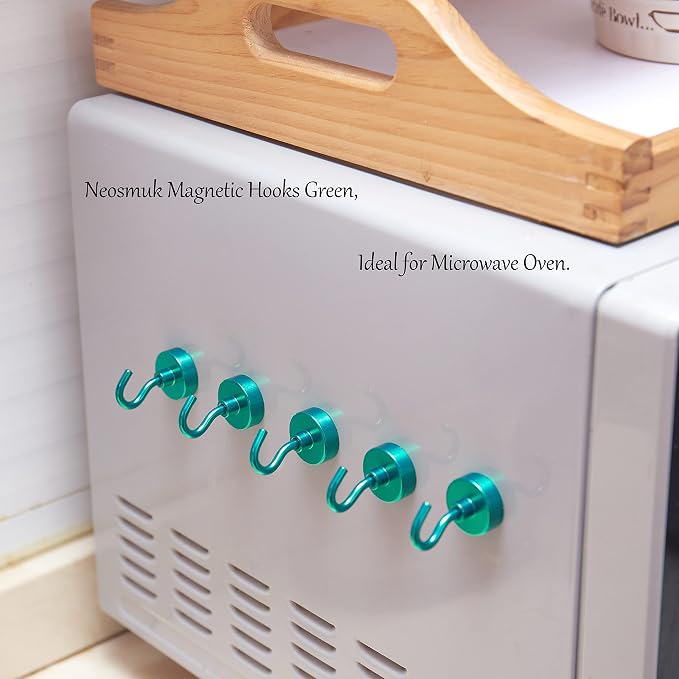 Neosmuk Magnetic Hooks, 40lb Heavy Duty, 10 Pack - Image 7