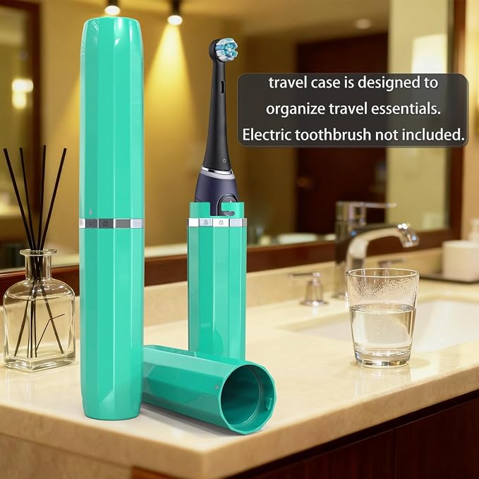 Long Ventilated Electric Toothbrush Travel Case, Portable Holder, Fits Most - Image 5