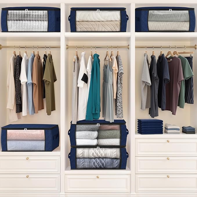 35L Closet Organizers, Foldable Under Bed Storage Containers | Storage Bags - Image 7