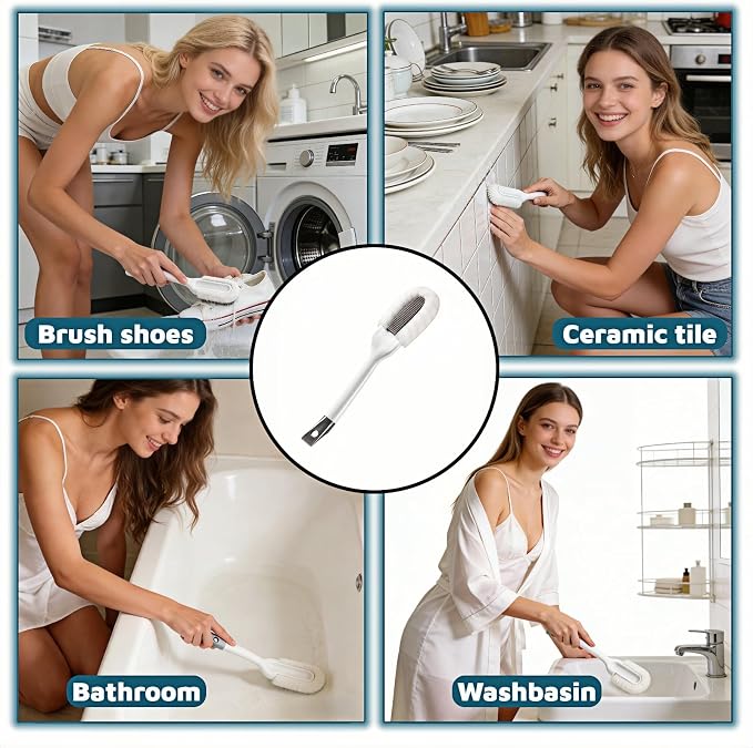 Professional Shoe Cleaning Brush Long Handle - Image 7