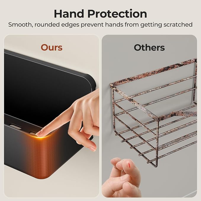 Orimade Shower Caddy 2-Pack, No-Drill Adhesive Shelves - Image 3