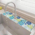 24" X 5.5" Kitchen Sink Splash Guard Faucet Mat Flora Super Absorbent Fast by Unknown