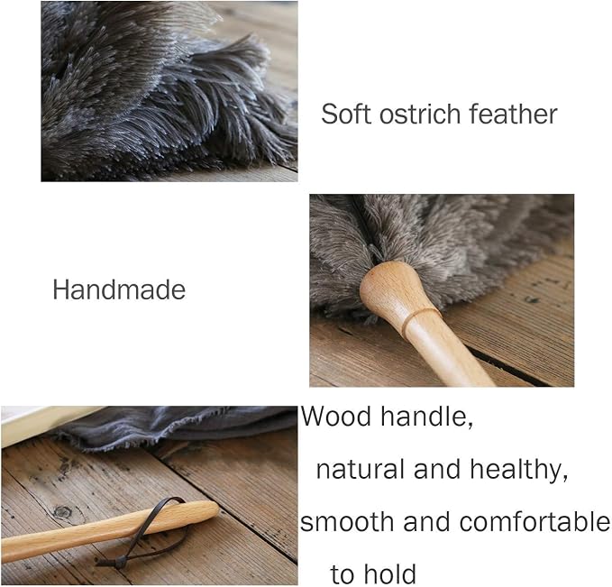 DDZMZ Ostrich Feather Duster for Cleaning - Image 3