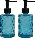 YYTSGG Blue Glass Soap Dispenser by YYTSGG