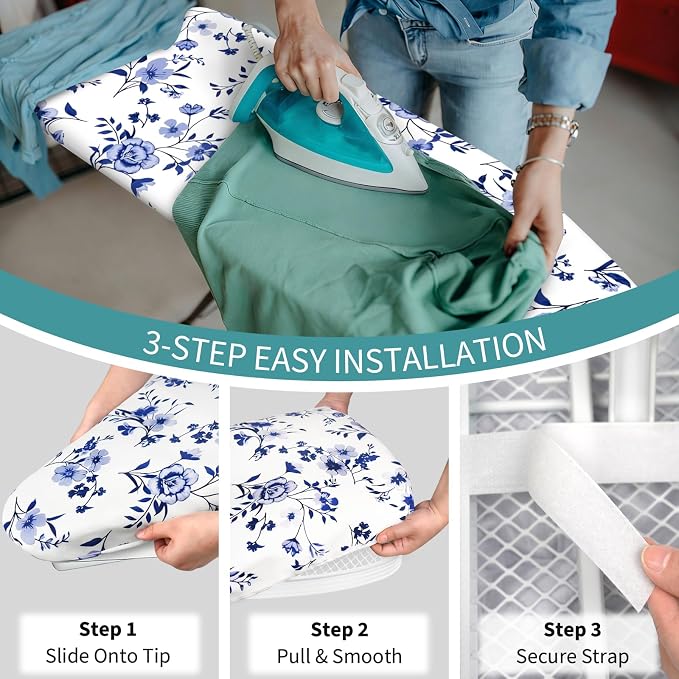 Floral Ironing Board Cover and Pad - Image 4