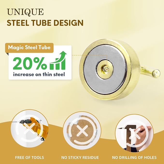 Neosmuk Magnetic Hooks Steel Tube Design - Image 3