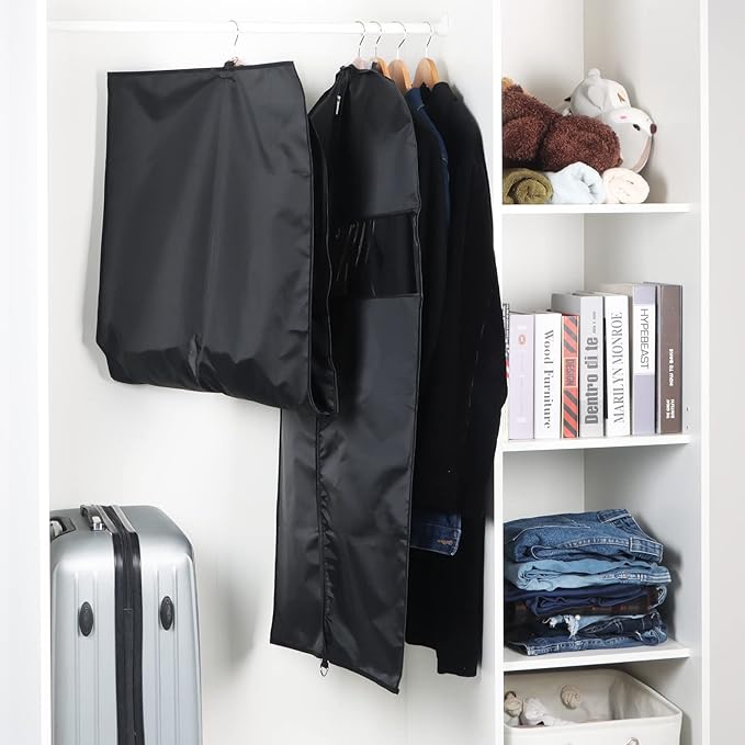 Univivi Garment Bag Suit Bag for Storage and Travel, 43 Inch, Oxford Fabrics - Image 5